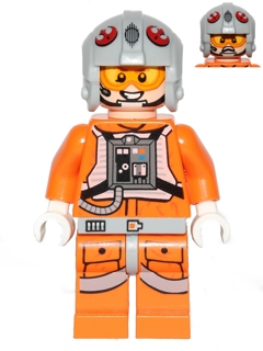 LEGO Minifigure -- Snowspeeder Pilot (75074)-Star Wars / Star Wars Episode 4/5/6 -- SW0607 -- Creative Brick Builders